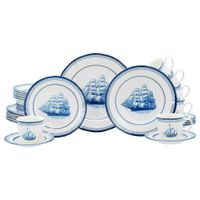 Creatable KOMBINOVANÝ SERVIS Segelschiff blau 30-dielne