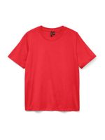 VERO MODA Majica 'VMPAULINA'  jarko crvena