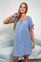 Kesi Włoski Dress tied on the sleeves light jeans