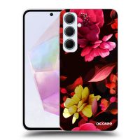 Silikónový čierny obal pre Samsung Galaxy A35 5G A356B - Dark Peonny