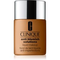 Clinique Anti-Blemish Solutions™ Liquid Makeup fedő hatású alapozó az aknéra hajlamos zsíros bőrre árnyalat WN 100 Deep Honey 30 ml