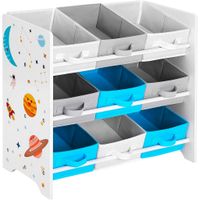 DETSKÝ REGÁL, biela, 62,5/60/29,5 cm