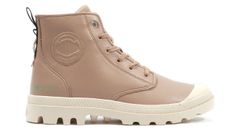 Palladium Pampa Hi Re-Vegn Lth Tan Ženy - Obuv Palladium - Beige - 74378-284-M-7 - Size: 7