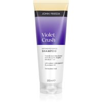 John Frieda Violet Crush Intense Purple Shampoo violettes Shampoo für blonde Haare 250 ml