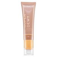 Makeup Revolution Super Dewy Skin Tint Moisturizer koloryzująca emulsja nawilżająca Tan 55 ml