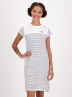 White striped dress with belt Alife and Kickin - Women