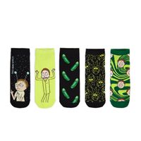 Cropp - 5-paket čarapa Rick and Morty - crno