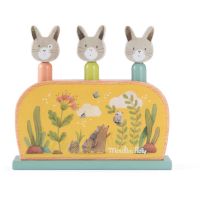 MOULIN ROTY Wooden Pop Up Toy Trois Petits Lapins παιχνίδι pop up 12m+ 1 τμχ