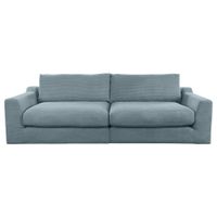 Sit & More VEĽKÁ POHOVKA, textil, modrosivá