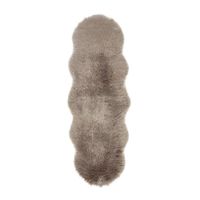 Novel UMELÁ KOŽUŠINA, 60/180 cm, taupe
