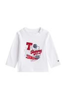 Tommy Hilfiger Detské bavlnené tričko s dlhým rukávom Tommy Hilfiger