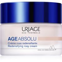 Uriage Age Absolu Redensifying Rosy Cream противобръчков озаряващ крем с лифтинг ефект с хиалуронова киселина 50 мл.