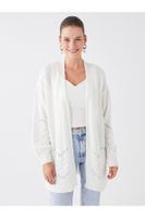 LC Waikiki Shawl Collar Openwork Long Sleeve Women's Knitwear Cardigan