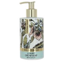 Vivian Gray Krémové tekuté mydlo Wild Flowers (Luxury Cream Soap) 250 ml