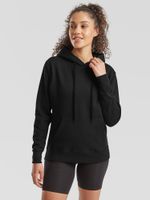 Czarna bluza z kapturem Hooded Sweat Fruit of the Loom