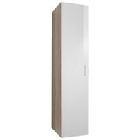Xora PREDSIEŇOVÁ SKRIŇA, biela, farba duba, 50/185/40 cm