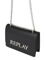 REPLAY Torba preko ramena  crna / srebro