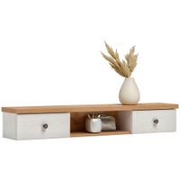 Landscape NADSTAVEC NA TOALETNÝ STOLÍK, biela, farba duba, dub San Remo, 120/18,5/20 cm