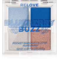 Revolution Relove Pocket Palette палетка тіней для очей відтінок Blueberry Buzz 4x0.72 гр