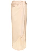 Elisabetta Draped Midi Skirt