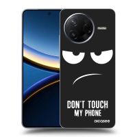 Silikónový čierny obal pre Xiaomi Poco F7 Pro 5G - Nesiahajte mi na telefón