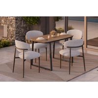 Ambia Garden ZÁHRADNÝ STÔL, kov, plast, 120/74/70 cm