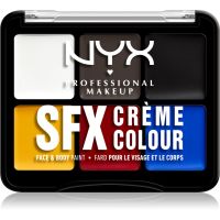 NYX Professional Makeup Halloween SFX Paints multifunkcionalna paleta za tijelo i lice nijansa 01 Primary 6 g