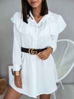 Šaty Belong Barva: Bílá