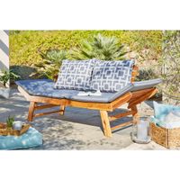 Ambia Garden ZAHRADNÍ LAVICE, akácie, dřevo, textil