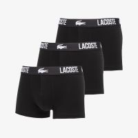 Bokserki LACOSTE 3-Pack Trunk Black XL