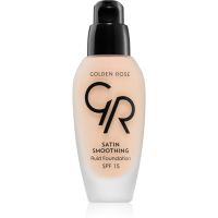 Golden Rose Satin Smoothing dlhotrvajúci tekutý make-up SPF 15 odtieň 23 34 ml