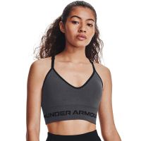 Biustonosz Under Armour Seamless Low Long Htr Bra Pitch Gray XS