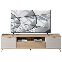 Stylife SKRINKA POD TV, farba duba, kašmírová, 210/56/44 cm