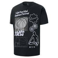 Nike NBA Max90 Brooklyn Nets Courtside Tee Black - Pánske - Tričko Nike - Čierne - HQ0625-010 - Veľkosť: S