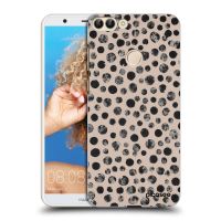 Silikónový čierny obal pre Huawei P Smart - Dots