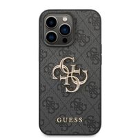Ovitek GUESS 4G METAL za Apple iPhone 14 Pro Max siv