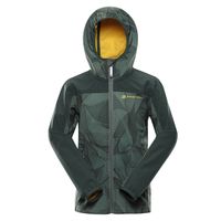 Children's softshell jacket ALPINE PRO HOORO loden frost variant pa