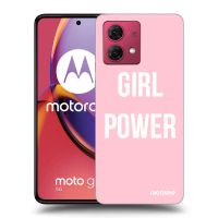 Silikónový prehľadný obal pre Motorola Moto G84 5G - Dievčenské sila