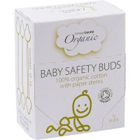 Simply Gentle Organic Baby Safety Buds клечки за уши за бебета и деца 72 бр.