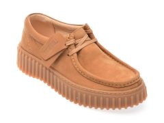 Mocasini casual CLARKS maro, TORHBEE, din nabuc