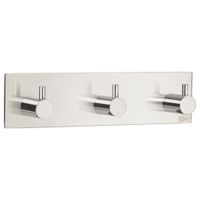 LIŠTA S HÁČIKMI, farba ušľachtilej ocele