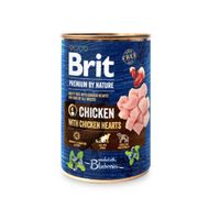 Brit konzerv Premium by Nature Chicken & Hearts 400 g | Kutyakonzerv