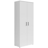 Carryhome VIACÚČELOVÁ SKRIŇA, biela, 80/195/40 cm