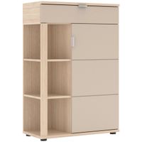 Stylife SKRINKA NA TOPÁNKY, farba duba, kašmírová, 80/119/38 cm