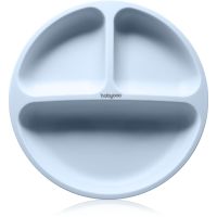 BabyOno Siilicone Plate 6m+ Silikonschüssel mit Saugnapf Blue 1 St.
