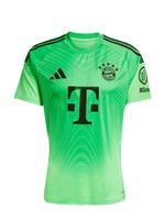 ADIDAS PERFORMANCE Tehnička sportska majica 'FC Bayern München 25/26'  neonsko zelena / crna