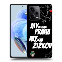 Silikónový čierny obal pre Xiaomi Redmi Note 12 Pro 5G - FK Viktoria Žižkov A