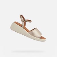 Gold women's sandals Geox Meliconia - Women's