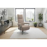 Sit & More RELAXAČNÉ KRESLO, textil, cappuccino