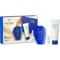 Shiseido Expert Sun Protector Essentials zestaw upominkowy podczas ekspozycji na słońce